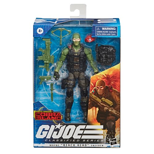 G.I. Joe Classified Series Special Missions: Cobra Island Wayne Beach Head Sneeden 6-Inch Action Figure