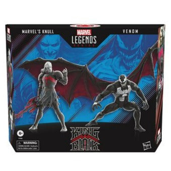 Spider-Man Marvel Legends King in Black Knull and Venom 6-inch Action Figure 2-Pack